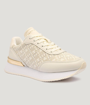 Tommy Hilfiger Skórzane sneakersy Chic Monogram