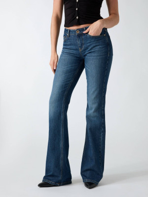 GUESS Jeansy AJ7 Beverly | flare fit | low rise