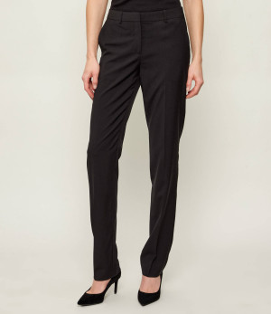BOSS BLACK Wełniane spodnie Tameah | Slim Fit