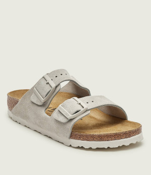 Birkenstock Klapki Arizona LEVE | narrow fit | zamsz