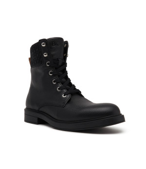 BOSS BLACK Botki Vanity | z dodatkiem skóry