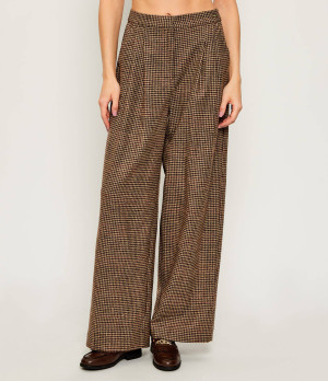 Barbour Wełniane spodnie Sophia | Relaxed fit