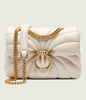 Pinko Skórzana torebka na ramię LOVE PUFF MINI