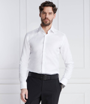 BOSS BLACK Koszula Boss x Porsche H-HANK-kent-C1_PS | Slim Fit