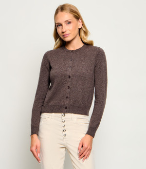 Weekend MaxMara Wełniany kardigan Wkderoico | Regular Fit | z dodatkiem kaszmiru