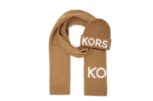 Michael Kors Szal + czapka | z dodatkiem wełny