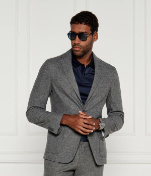 BOSS BLACK Marynarka | Slim Fit | z dodatkiem wełny