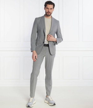 BOSS BLACK Garnitur P-Huge-2Pcs-242 | Slim Fit | z dodatkiem wełny