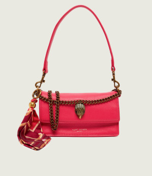Kurt Geiger Skórzana torebka na ramię + apaszka The Sloane Soft