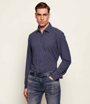 HUGO Koszula Kenno | Slim Fit | stretch