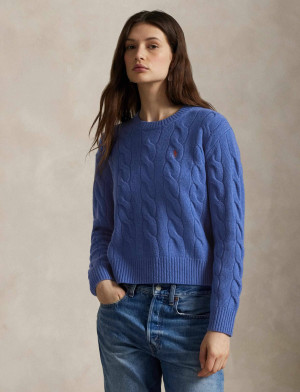 POLO RALPH LAUREN Wełniany sweter | Loose fit | z dodatkiem kaszmiru