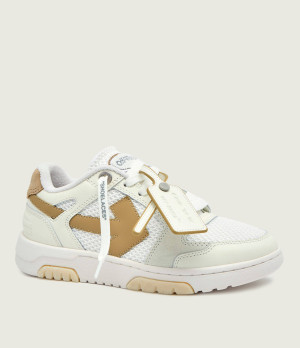 OFF-WHITE Skórzane sneakersy SLIM OUT OF OFFICE