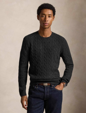 POLO RALPH LAUREN Wełniany sweter | Slim Fit | z dodatkiem kaszmiru