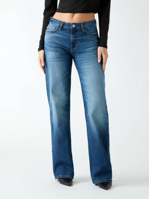 GUESS Jeansy Slouchy | Straight fit | mid rise