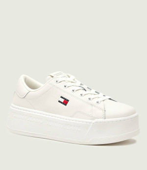 Tommy Jeans Skórzane sneakersy