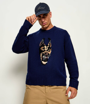 Zadig&Voltaire Wełniany sweter Swonny We Doberman | Regular Fit