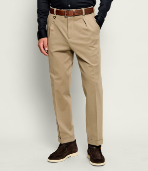 PAOLO PECORA Spodnie chino | Regular Fit