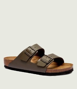 Birkenstock Skórzane klapki Arizona NL EVA | regular fit