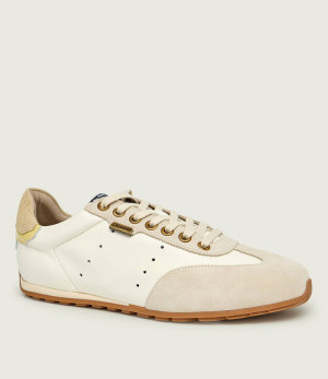 AllSaints Skórzane sneakersy LIAM | zamsz