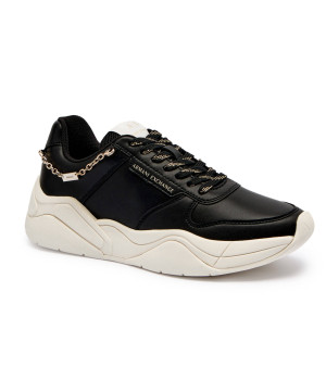 Armani Exchange Skórzane sneakersy
