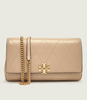TORY BURCH Skórzana kopertówka Charlie