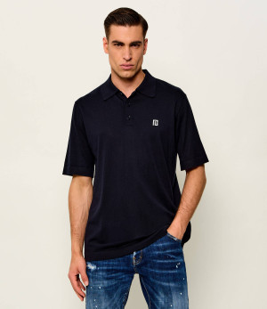 Balmain Jedwabne polo | Relaxed fit