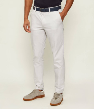 BOSS BLACK Spodnie chino P-Kaiton1-Zip | Slim Fit
