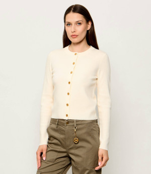 Michael Kors Wełniany kardigan | Slim Fit