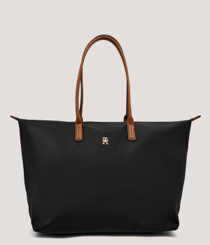 Tommy Hilfiger Shopperka | z dodatkiem skóry