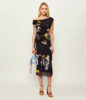 Desigual Tiulowa sukienka DELAWARE