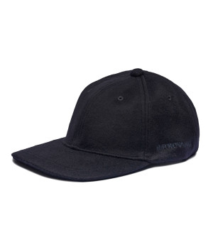 Emporio Armani Wełniana bejsbolówka