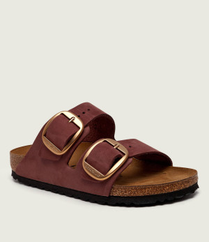 Birkenstock Skórzane klapki Arizona Big Buckle | narrow fit