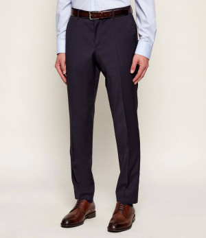 BOSS BLACK Wełniane spodnie H-Genius-MM-251 | Slim Fit