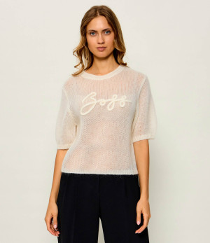 BOSS ORANGE Wełniany sweter C_Farezza | Regular Fit