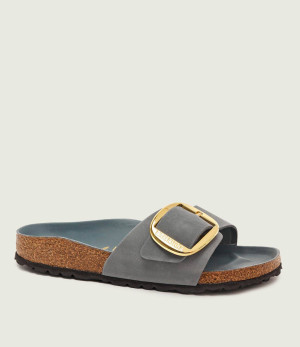 Birkenstock Skórzane klapki Madrid | narrow fit