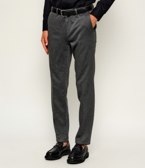 HUGO Spodnie chino Hesten263X-H | Extra slim fit | z dodatkiem wełny