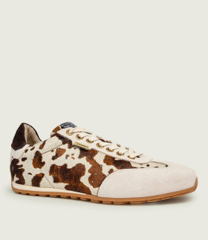 AllSaints Skórzane sneakersy LIAM | zamsz