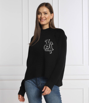 John Richmond Sweter MORON | Oversize fit | z dodatkiem wełny