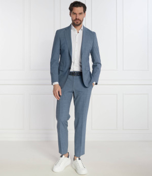 BOSS BLACK Garnitur P-Huge-2Pcs-242 | Slim Fit | z dodatkiem wełny
