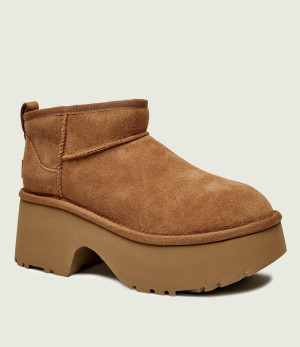 UGG Śniegowce Classic Ultra Mini New Heights | wełna | zamsz