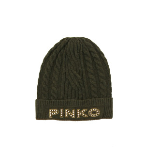 Pinko Czapka BAMBOO CAPPELLO VISCOSA CABLES