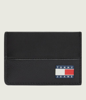 Tommy Jeans Skórzane etui na karty HERITAGE