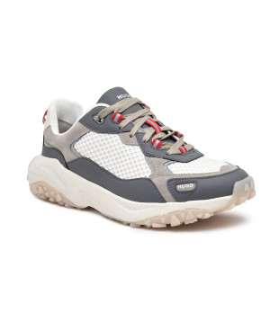 HUGO Sneakersy GO1ST_mesd | z dodatkiem skóry