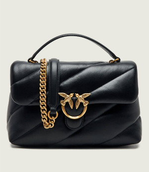 Pinko Skórzana torebka na ramię Love Puff Classic Small