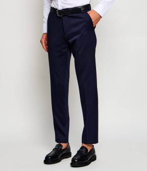 HUGO Spodnie chino Hesten263X-H | Extra slim fit | z dodatkiem wełny