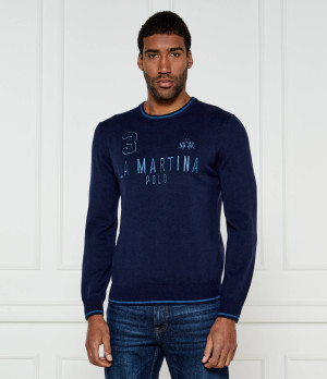 La Martina Wełniany sweter | Regular Fit