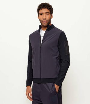BOSS GREEN Kurtka bomber KN_Momentum-X HY | Regular Fit | z dodatkiem wełny