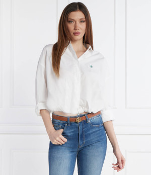 Tommy Hilfiger Koszula SMD BLOUSON DRAWSTRING | Cropped Fit