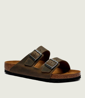 Birkenstock Skórzane klapki Arizona | regular fit