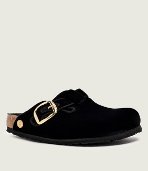Birkenstock Mule Boston | narrow fit | z dodatkiem skóry